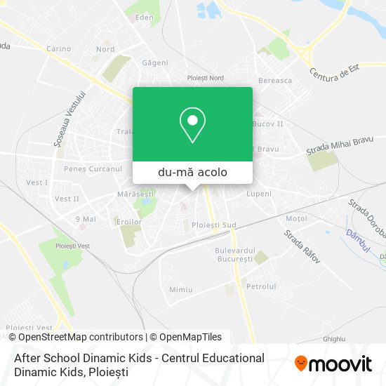 Hartă After School Dinamic Kids - Centrul Educational Dinamic Kids
