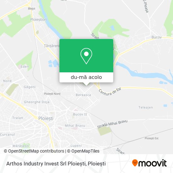 Hartă Arthos Industry Invest Srl Ploiești
