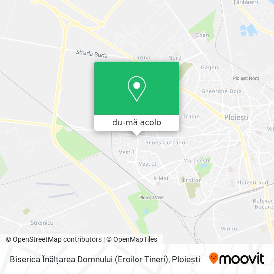 Hartă Biserica Înălțarea Domnului (Eroilor Tineri)