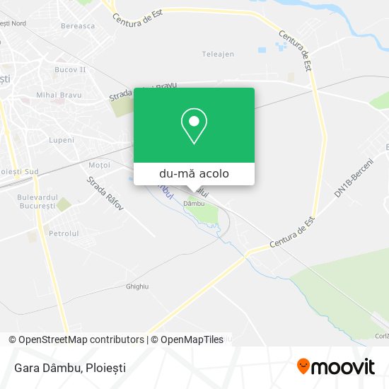 Hartă Gara Dâmbu