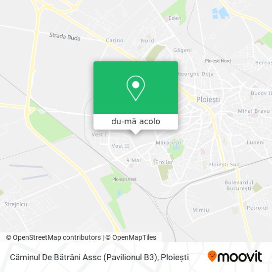 Hartă Căminul De Bătrâni Assc (Pavilionul B3)