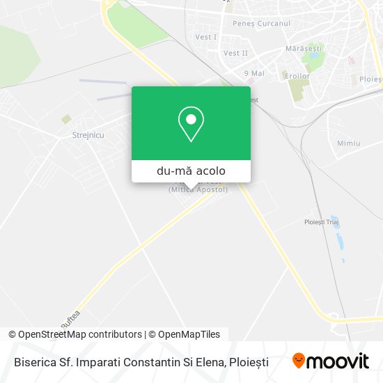 Hartă Biserica Sf. Imparati Constantin Si Elena