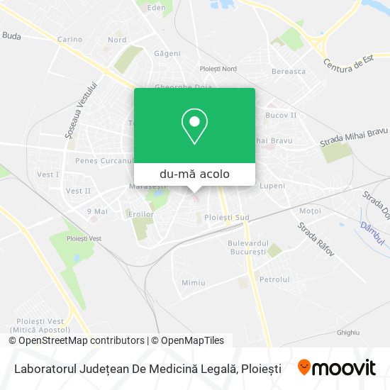 Hartă Laboratorul Județean De Medicină Legală