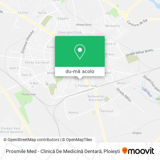 Hartă Prosmile Med - Clinică De Medicină Dentară