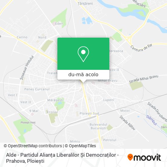 Hartă Alde - Partidul Alianța Liberalilor Și Democraților - Prahova