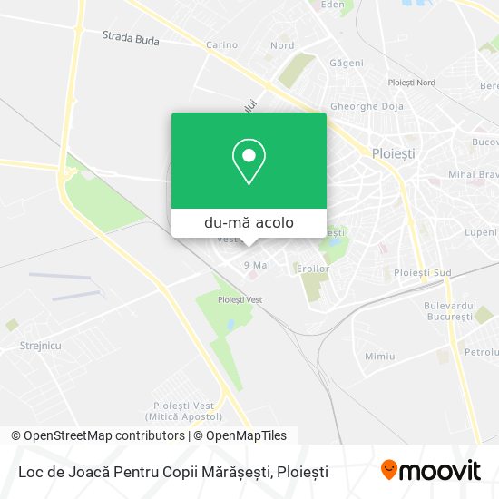 Hartă Loc de Joacă Pentru Copii Mărășești