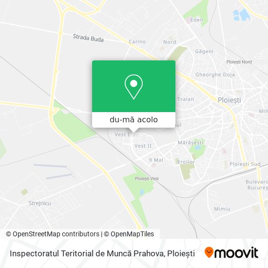 Hartă Inspectoratul Teritorial de Muncă Prahova