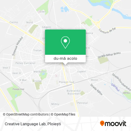 Hartă Creative Language Lab