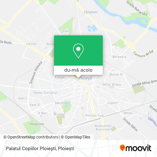 Hartă Palatul Copiilor Ploiești