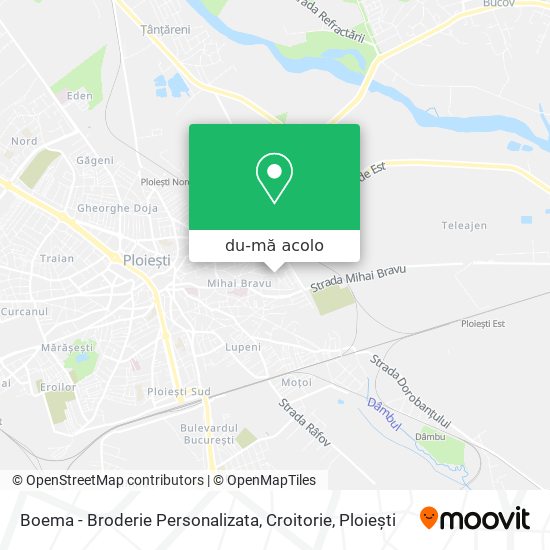 Hartă Boema - Broderie Personalizata, Croitorie