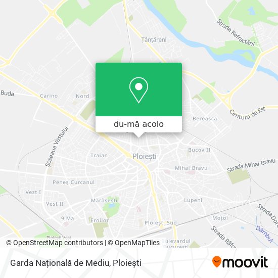 Hartă Garda Națională de Mediu