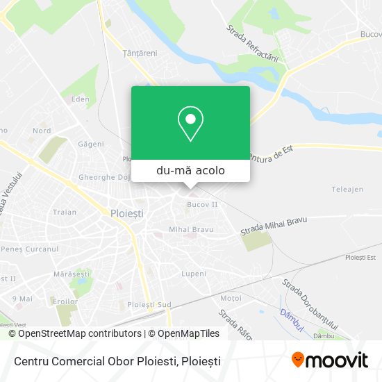 Hartă Centru Comercial Obor Ploiesti