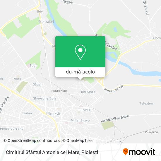 Hartă Cimitirul Sfântul Antonie cel Mare