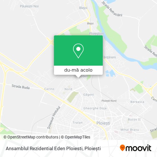 Hartă Ansamblul Rezidential Eden Ploiesti