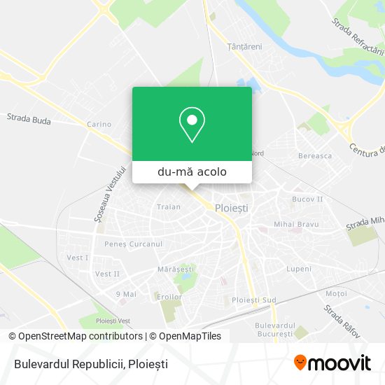 Hartă Bulevardul Republicii