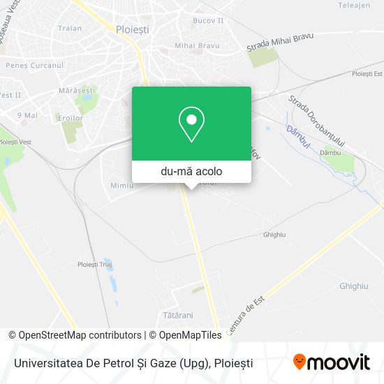 Hartă Universitatea De Petrol Și Gaze (Upg)