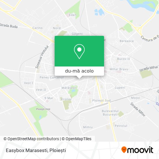 Hartă Easybox Marasesti