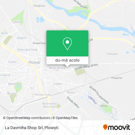 Hartă La Davmiha Shop Srl