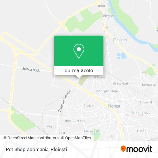 Hartă Pet Shop Zoomania