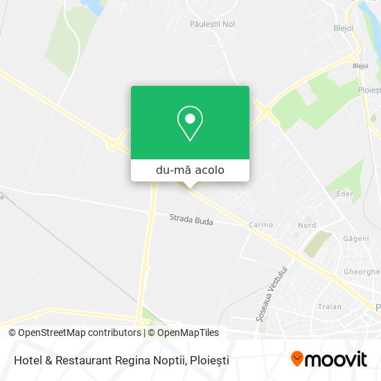 Hartă Hotel & Restaurant Regina Noptii