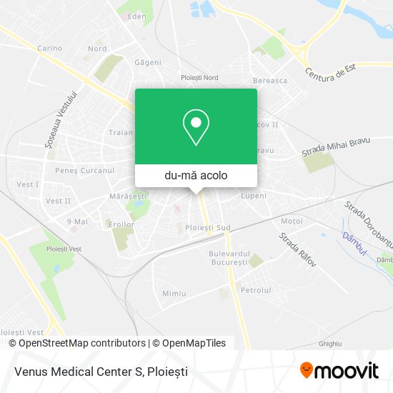 Hartă Venus Medical Center S