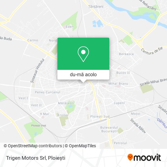 Hartă Trigen Motors Srl