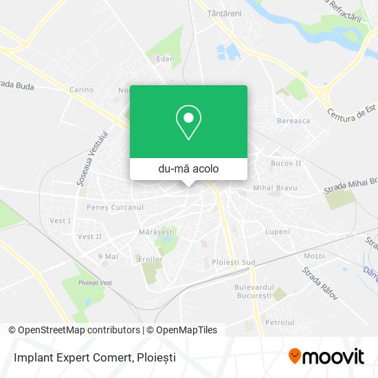Hartă Implant Expert Comert