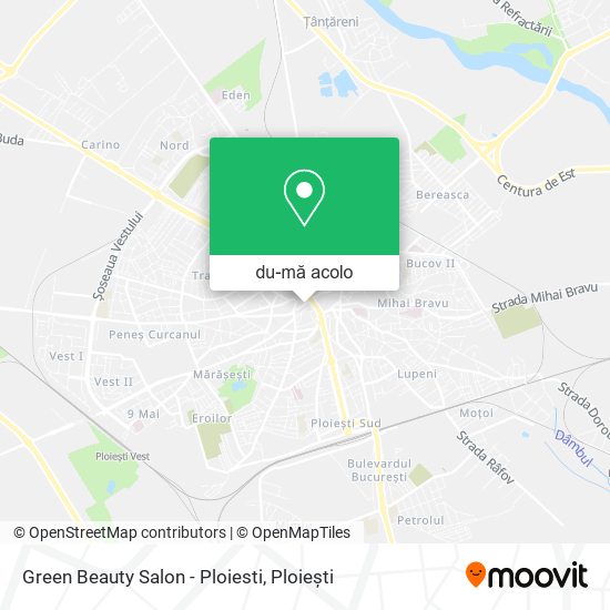 Hartă Green Beauty Salon - Ploiesti