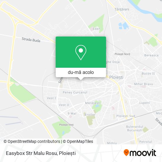 Hartă Easybox Str Malu Rosu