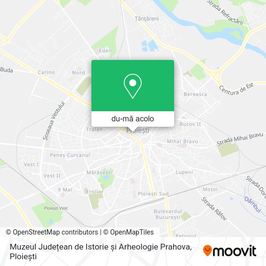 Hartă Muzeul Județean de Istorie și Arheologie Prahova