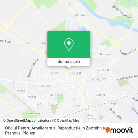Hartă Oficiul Pentru Ameliorare și Reproductie in Zootehnie Prahova