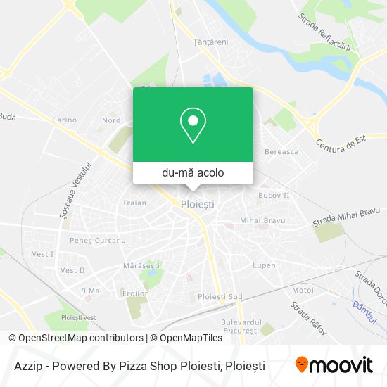 Hartă Azzip - Powered By Pizza Shop Ploiesti