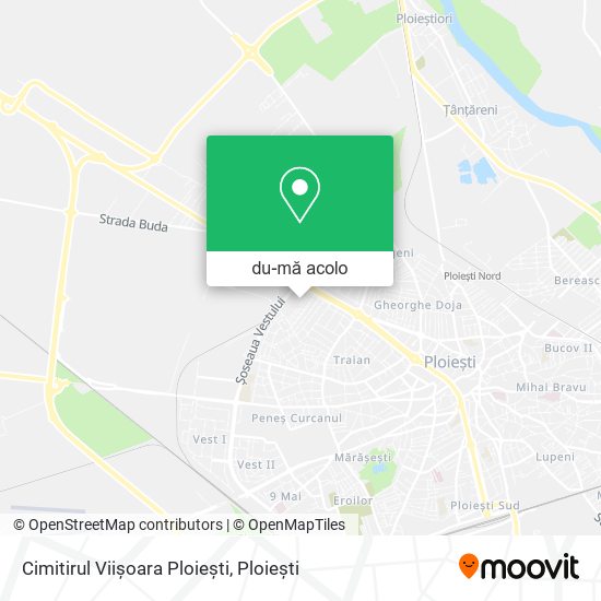 Hartă Cimitirul Viișoara Ploiești