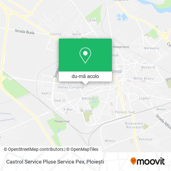 Hartă Castrol Service Pluse Service Pex