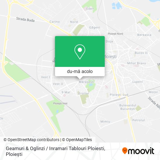 Hartă Geamuri & Oglinzi / Inramari Tablouri Ploiesti