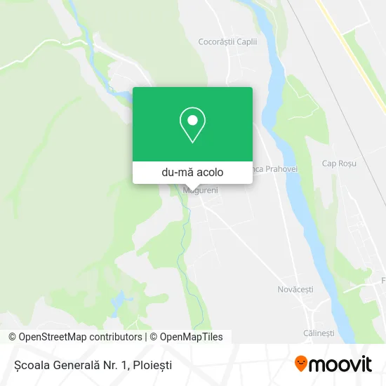 Hartă Școala Generală Nr. 1