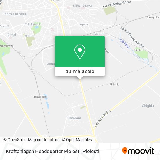 Hartă Kraftanlagen Headquarter Ploiesti