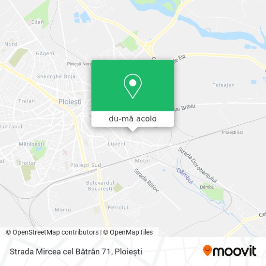 Hartă Strada Mircea cel Bătrân 71