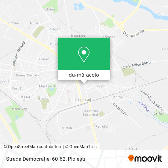 Hartă Strada Democrației 60-62