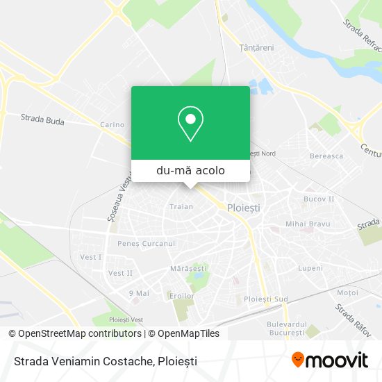 Hartă Strada Veniamin Costache