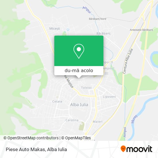 Hartă Piese Auto Makas