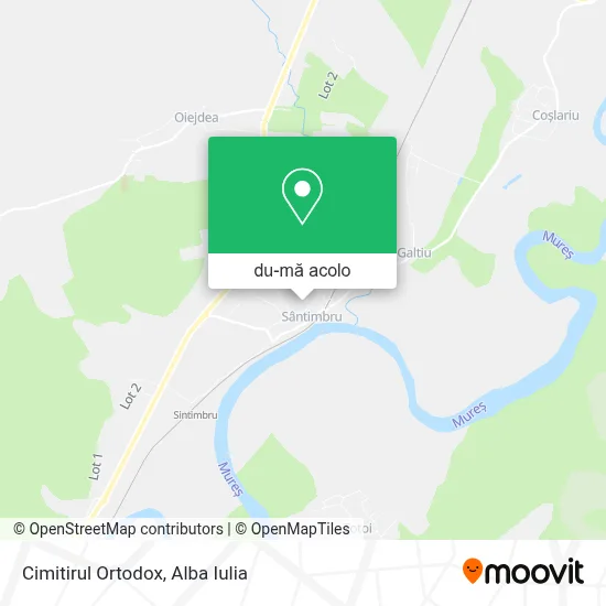 Hartă Cimitirul Ortodox