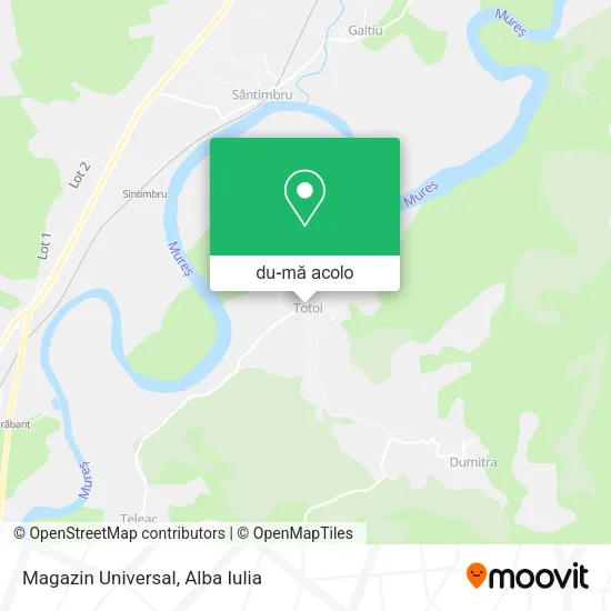 Hartă Magazin Universal