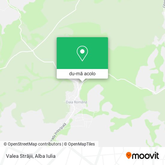 Hartă Valea Străjii