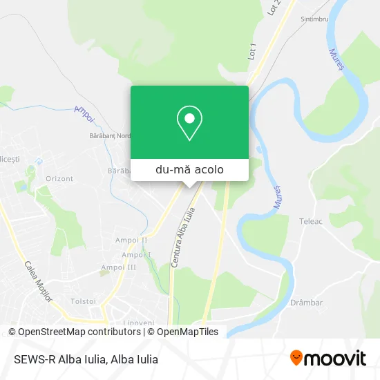 Hartă SEWS-R Alba Iulia