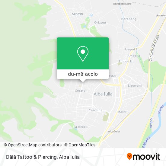 Hartă Dălă Tattoo & Piercing