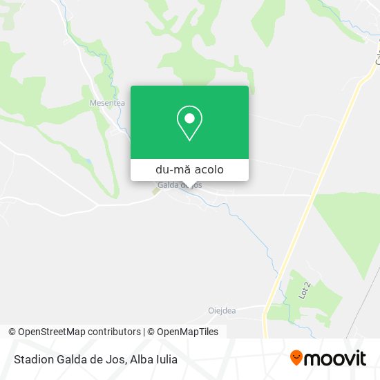 Hartă Stadion Galda de Jos