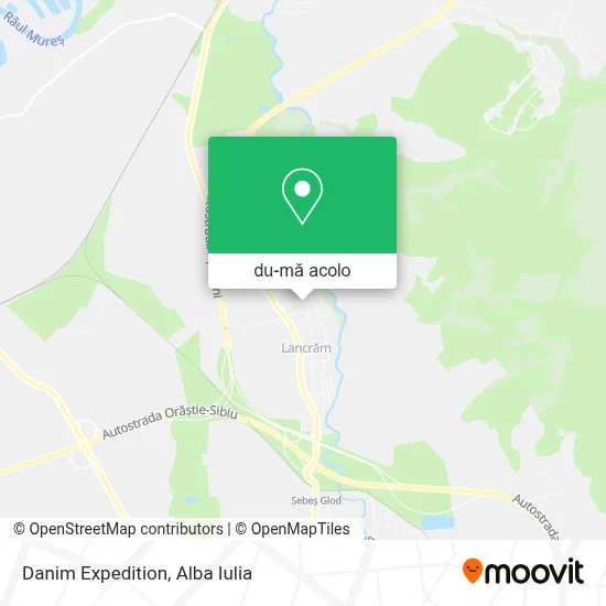 Hartă Danim Expedition