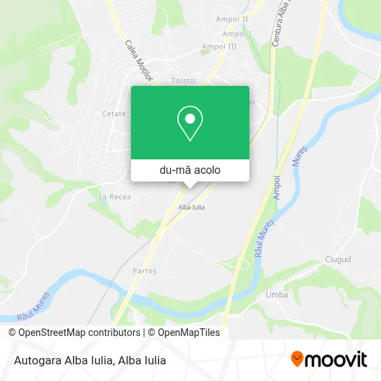 Hartă Autogara Alba Iulia