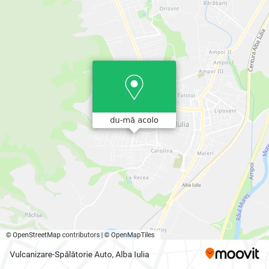 Hartă Vulcanizare-Spălătorie Auto
